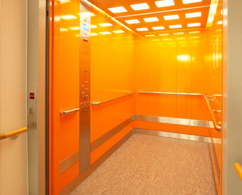 Aufzug im Seniorenzentrum Zschopau innen